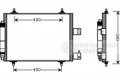 VAN WEZEL 09005213 -  Конденсатор, кондиционер